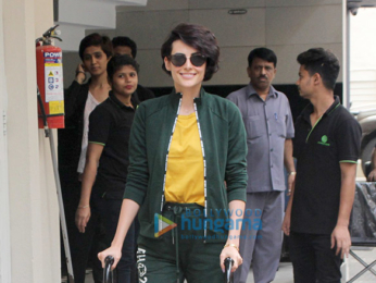 Mandana Karimi spotted at A'Kreations salon in Bandra