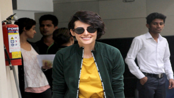 Mandana Karimi spotted at A’Kreations salon in Bandra
