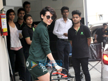 Mandana Karimi spotted at A'Kreations salon in Bandra