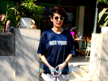 Mandana Karimi spotted at The Kitchen Garden