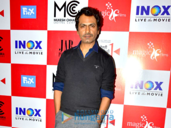 Nawazuddin Siddiqui and others snapped at Bolti Khidkiyaan short film screening