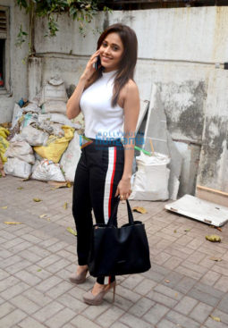 Nushrat Bharucha spotted at the Maddock Films office in Khar