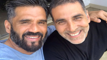 OMG! Akshay Kumar and Suniel Shetty have a Hera Pheri reunion and it is making everyone nostalgic