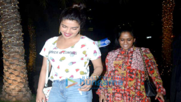 Priyanka Chopra and Arpita Khan grab dinner at BKC