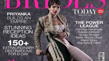 Priyanka Chopra as the incredible powerhouse on the cover of Brides Today commands your attention RIGHT NOW!