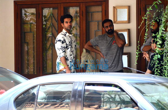 Rajkummar Rao spotted at Maddock Films office in Khar Rajkummar Rao spotted at Maddock Films office in Khar
