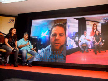 Rani Mukerji introduces Brad Cohen the real inspiration behind Hichki to the media