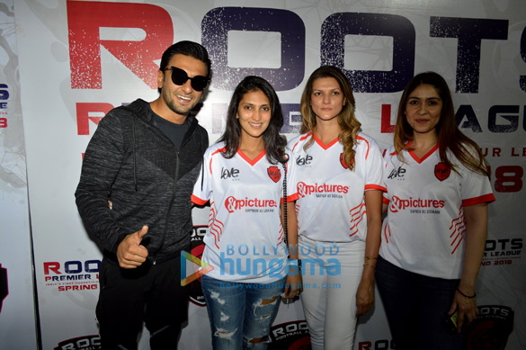 Ranveer Singh, Mandana Karimi and others snapped attending the Roots Premiere League Ranveer Singh, Mandana Karimi and others snapped attending the Roots Premiere League