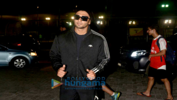 Ranveer Singh and Dino Morea snapped at football ground in Bandra