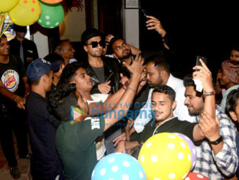 Ranveer Singh snapped at Bastian in Bandra