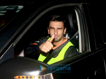 Ranveer Singh snapped at football ground