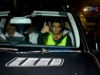 Ranveer Singh snapped at football ground