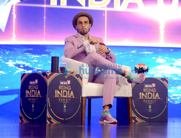 ranveer singh snapped at the news18 india rising summit 1