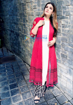 Raveena Tandon snapped attending a Women's Day event