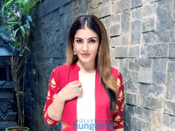 Raveena Tandon snapped attending a Women's Day event