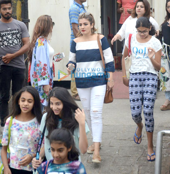 raveena tandon snapped with her daughter at gateway 1