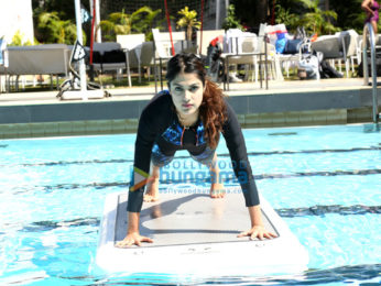 Rhea Chakraborty & Tanishaa Mukerji grace the Speedo Aquaphysical event