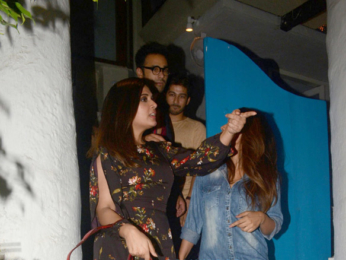 Richa Chadda snapped at Olive in Khar