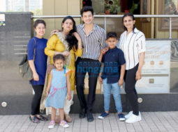 Rohit Saraf snapped with his family