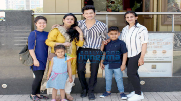 Rohit Saraf snapped with his family
