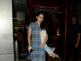 Sara Ali Khan snapped at Salt Water Cafe Bandra