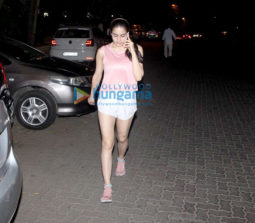 Sara Ali Khan spotted at the gym