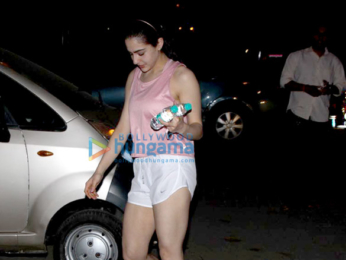 Sara Ali Khan spotted at the gym