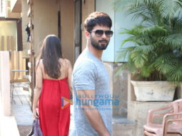 Shahid Kapoor & Mira Rajput spotted in Mumbai