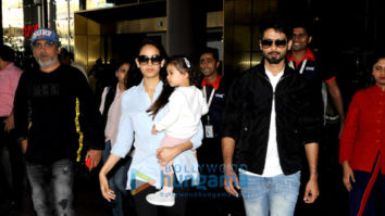 Shahid Kapoor, Mira Rajput And Elli Avram others snapped at the airport