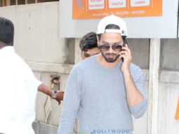 Shahid Kapoor and Mira Rajput spotted outside a clinic