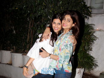 Shamita Shetty and Jackky Bhagnani snapped at Olive in Bandra