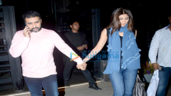 Shilpa Shetty with husband Raj Kundra snapped at Yauatcha in Bandra