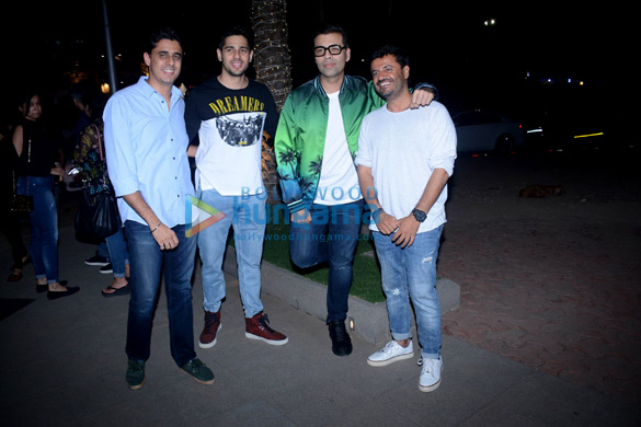 siddharth malhotra and karan johar spotted at nara thai restaurant 3