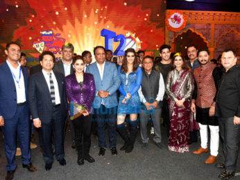 Sidharth Malhotra, Kriti Sanon and Madhuri Dixit perform at Mumbai T20 opening ceremony