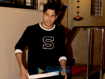 Sidharth Malhotra spotted at Matrix office in Bandra
