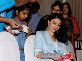 Soha Ali Khan attends the Classmate Spelling Bee event