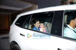 Soha Ali Khan spotted with her daughter in Bandra