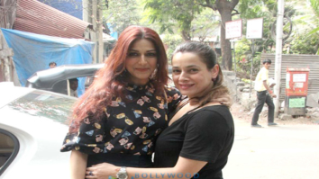Sonali Bendre and Neelam Kothari spotted at Pali Village Cafe