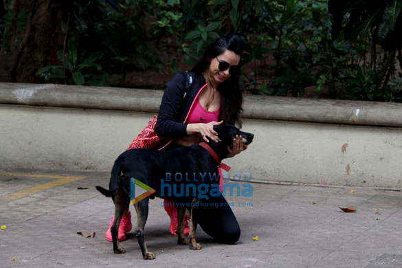 soundarya sharma snapped near her residence 2