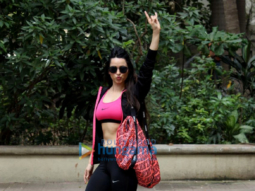 Soundarya Sharma snapped near her residence