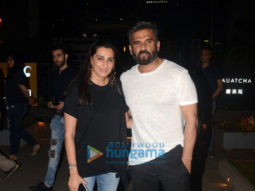 Suniel Shetty and Sachin Tendulkar snapped at BKC