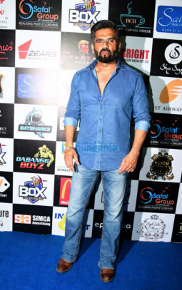 Suniel Shetty at box cricket event