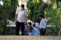 Taimur Ali Khan spotted at Amrita Arora's house
