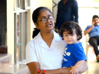 Taimur Ali Khan spotted at play school in Bandra