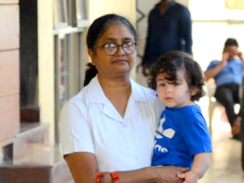 Taimur Ali Khan spotted at play school in Bandra