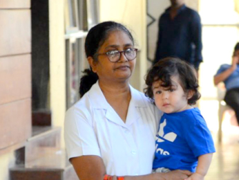 Taimur Ali Khan spotted at play school in Bandra