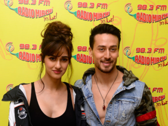 Tiger Shroff and Disha Patani promote Baaghi 2 at 98.3 FM Radio Mirchi