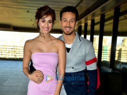 Tiger Shroff and Disha Patani snapped doing media interaction to promote Baaghi 2