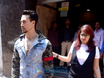 Tiger Shroff and Disha Patani snapped promoting their film Baaghi 2