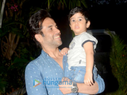 Tusshar Kapoor, Laksshya Kapoor and Taimur Ali Khan snapped at Pali Hill in Bandra